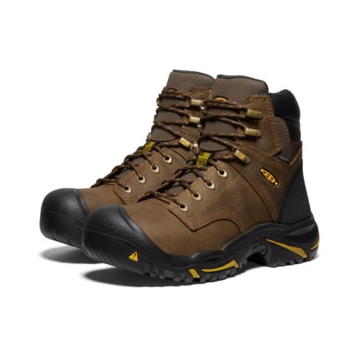 Keen Men's Mt Vernon 6" Waterproof Boot (Soft Toe) | Cascade Brown - Image 2