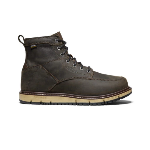 Keen Men's San Jose 6" Waterproof Boot (Soft Toe) | Cascade Brown