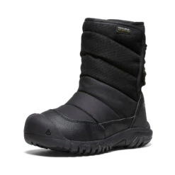 Keen Little Kids' Puffrider Waterproof Winter Boot | Black/Steel Grey -Winter Shoe Store 1f9ee2125c2f3e7b07182bd0e67962ae83b97c11