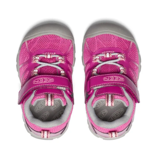 Keen Toddlers' Chandler 2 CNX Sneaker | Festival Fuchsia/Ibis Rose - Image 4