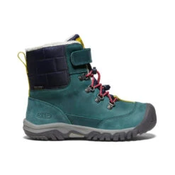 Keen Big Kids' Kanibou Waterproof Winter Boot | Deep Lagoon/Jazzy