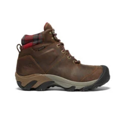 Keen Men's Targhee II Winter Waterproof Boot | Dark Earth/Red Plaid