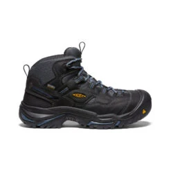 Keen Men's Braddock Waterproof Mid (Soft Toe) | Raven/Estate Blue