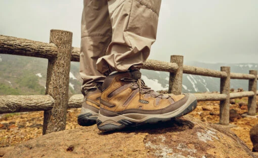 Keen Men's Circadia Waterproof Boot | Black/Steel Grey - Image 5