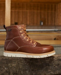 Keen Men's San Jose 6" Waterproof Boot (Soft Toe) | Cascade Brown -Winter Shoe Store SDD 496 PDP SanJose 1023203 Right Image