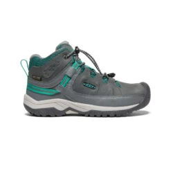Keen Big Kids' Targhee Waterproof Boot | Steel Grey/Porcelain