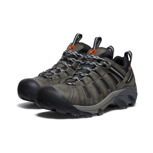 Keen Men's Voyageur | Steel Grey/Scarlet Ibis - Image 2