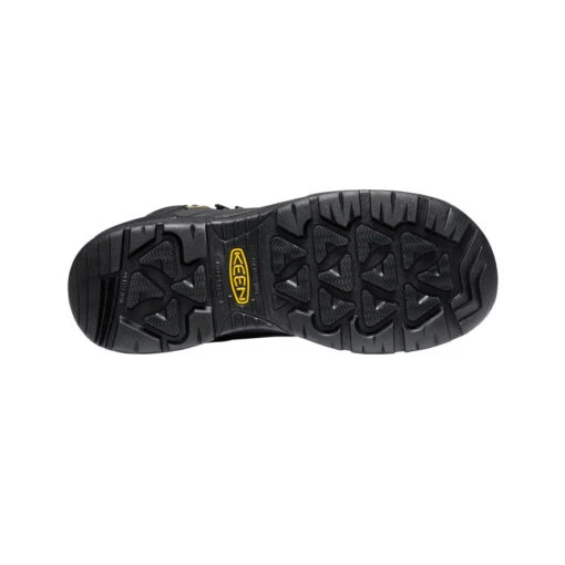 Keen Men's Portland 6" Waterproof Boot (Carbon-Fiber Toe) | Black/Black - Image 4