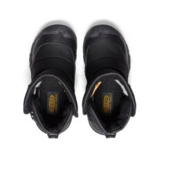 Keen Little Kids' Puffrider Waterproof Winter Boot | Black/Steel Grey -Winter Shoe Store c17d64e4555a11bb4fe76f239058e355b640c41e