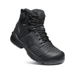 Keen Men's Portland 6" Waterproof Boot (Carbon-Fiber Toe) | Black/Black -Winter Shoe Store eabe733f61a58fc29769ffe28e4f80b99ce7e5ef